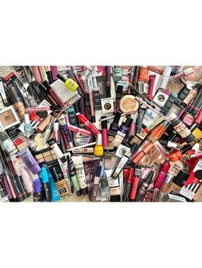50 Pc Mixed Makeup Lot Covergirl L'Oreal Revlon Maybelline NYX ELF Assorted NEW